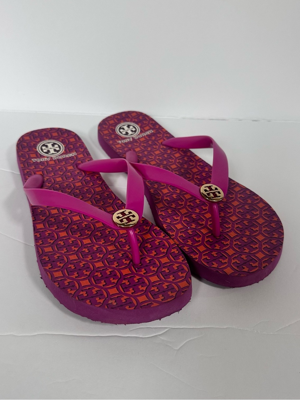 Geometric Logo Flip Flops